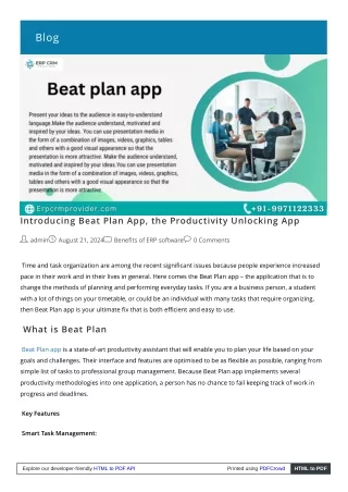 Beat Plan: Your Ultimate Music Creation Companion