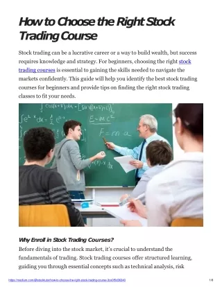 How to Choose the Right Stock Trading Course _ by Stock Tutor _ Aug, 2024 _ Medium (1)