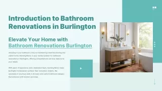 Comprehensive Bathroom Remodeling Services in Burlington