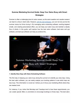 Summer Marketing Survival Guide_ Keep Your Salon Busy with Smart Strategies