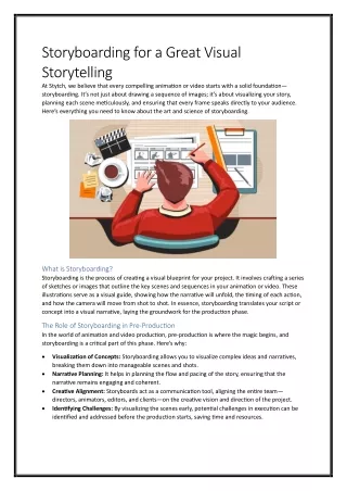 Storyboarding for a Great Visual Storytelling