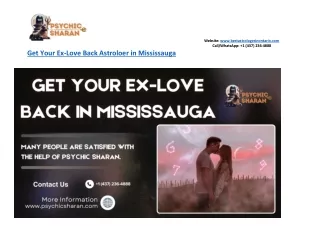 Get Your Ex-Love Back Astroloer in Mississauga Ontario