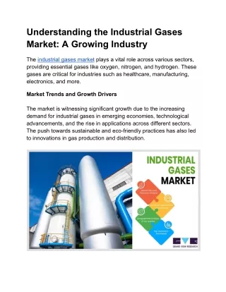 Global Industrial Gases Market Insights 2024-2031