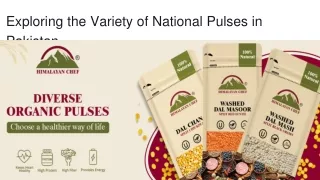 Exploring the Variety of National Pulses in Pakistan