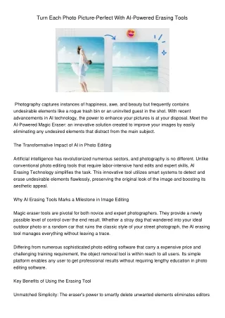 TurnEachPhotoPicture-PerfectWithAI-PoweredErasingTools