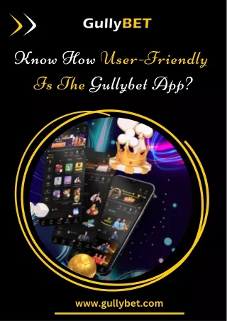 Know How User-Friendly is the Gullybet App?