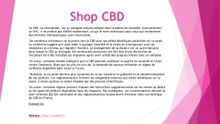 Shop CBD