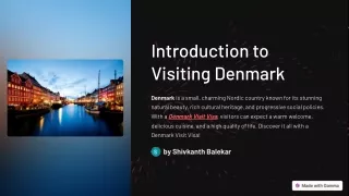 Your Guide to a Hassle-Free Denmark Visit Visa