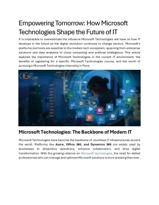 Cgit_Empowering Tomorrow How Microsoft Technologies Shape the Future of IT_Jambu