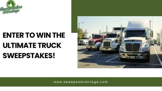 Enter to Win the Ultimate Truck Sweepstakes!