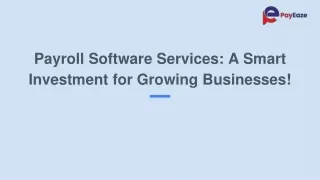 Boost Your Business Growth with Efficient Payroll Software Services!