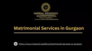 Matrimonial Services in Gurgaon