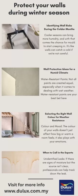 Protect your walls during winter season