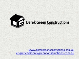 Derek Green Constructions in Australia