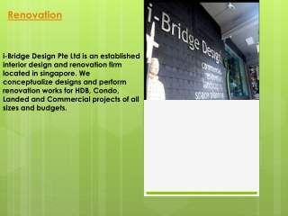 Commercial hdb Interior Design Company, Renovation