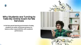 Why Students are Turning to Take My Online Exam for Me Services