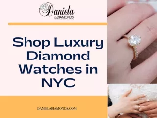 Shop Luxury Diamond Watches in NYC