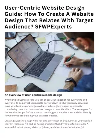 User-Centric Website Design Guide How To Create A Website Design That Relates With Target Audience