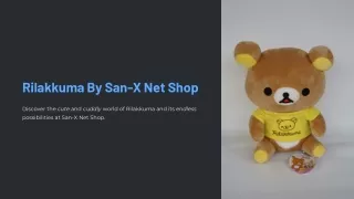 Rilakkuma By San-X Net Shop