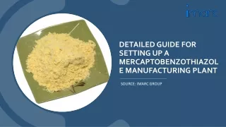 Mercaptobenzothiazole Manufacturing Plant Project Report