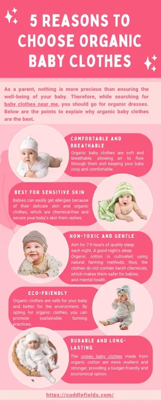 5 Reasons To Choose Organic Baby Clothes