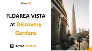 FLOAREA VISTA at Discovery Gardens Tesla Properties Real Estate Investment Dubai