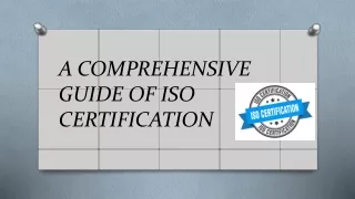iso certification ppt
