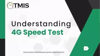 Understanding 4G Speed Test