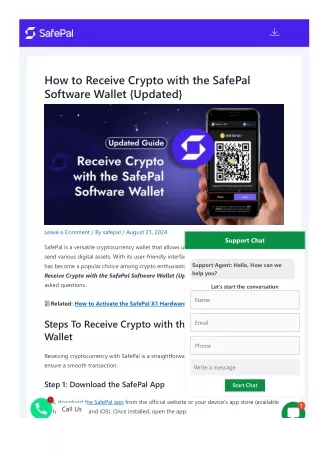 How to Receive Crypto with the SafePal Software Wallet