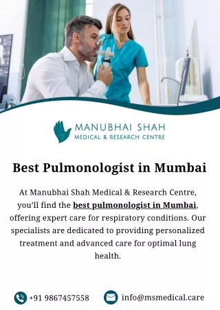 Best Pulmonologist in Mumbai