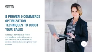 8 Proven E-commerce Optimization Techniques to Boost Your Sales