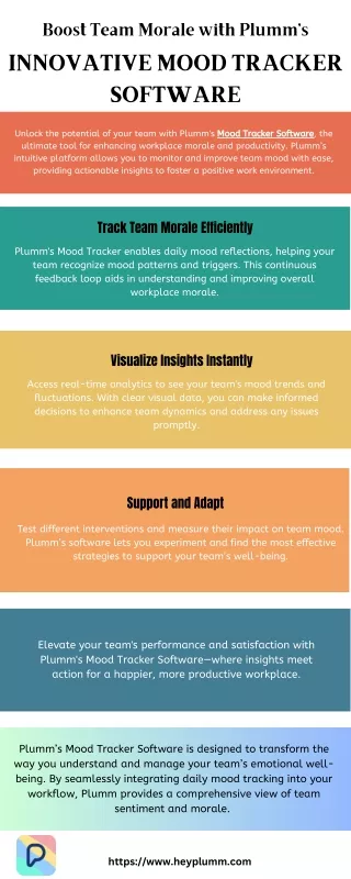 Boost Team Morale with Plumm’s Innovative Mood Tracker Software