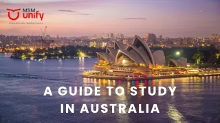 Cost of Living and Studying in Australia