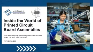 Inside the World of Printed Circuit Board Assemblies