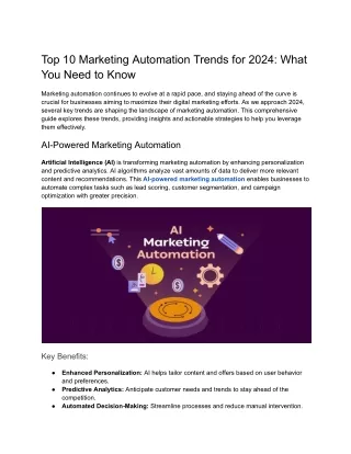 Top 10 Marketing Automation Trends for 2024_ What You Need to Know