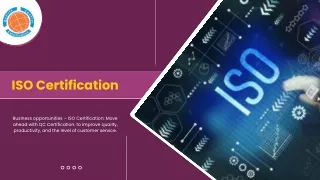 ISO Certification | Quality Control Certification