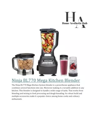 Ninja BL770 Mega Kitchen Blender