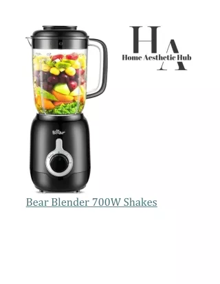 Bear Blender 700W Shakes