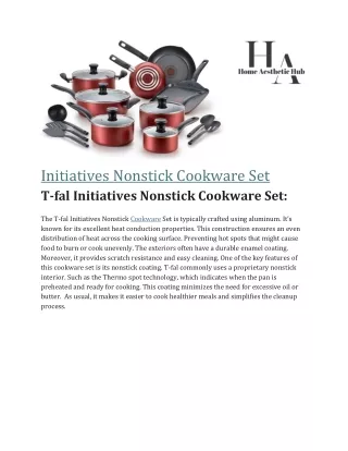 Initiatives Nonstick Cookware Set