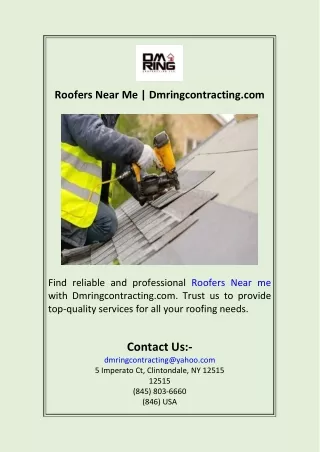 Roofers Near Me  Dmringcontracting.com