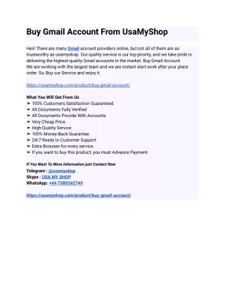 Top 22 Tips With Buy Gmail Account