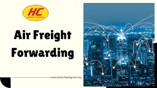 Air Freight Forwarding