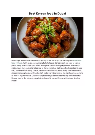 best korean food in dubai