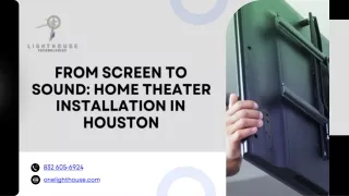 Transform Your Entertainment: Expert Home Theater Installation in Houston