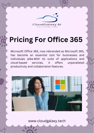 Competitive Pricing for Office 365 Plans and Solutions