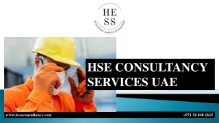 HSE CONSULTANCY SERVICES  UAE