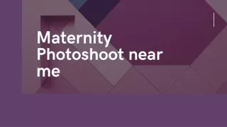 Maternity Photoshoot near me
