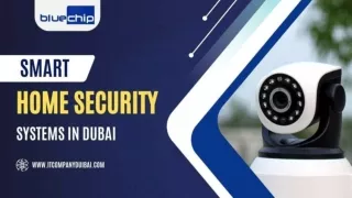 Smart Home Security Systems in Dubai, CCTV Cameras