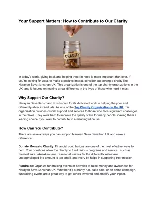 _Your Support Matters_ How to Contribute to Narayan Seva Santhan UK