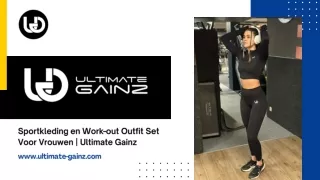 Sportkleding en Work-out Outfit Set Voor Vrouwen  Ultimate Gainz (1)